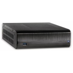 Inter-Tech JX-500 Mini ITX Case - Compact Design, No Power Supply, Sleek Black Finish - Perfect for Your Build!